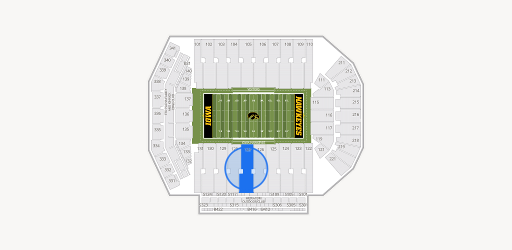 Kinnick Stadium Seating Chart