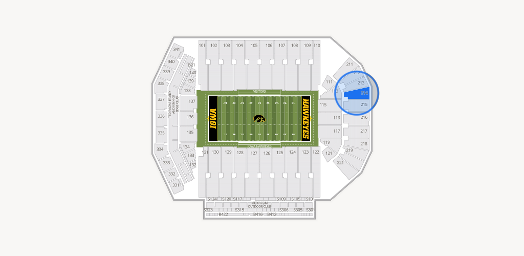 Kinnick Stadium Seating Chart