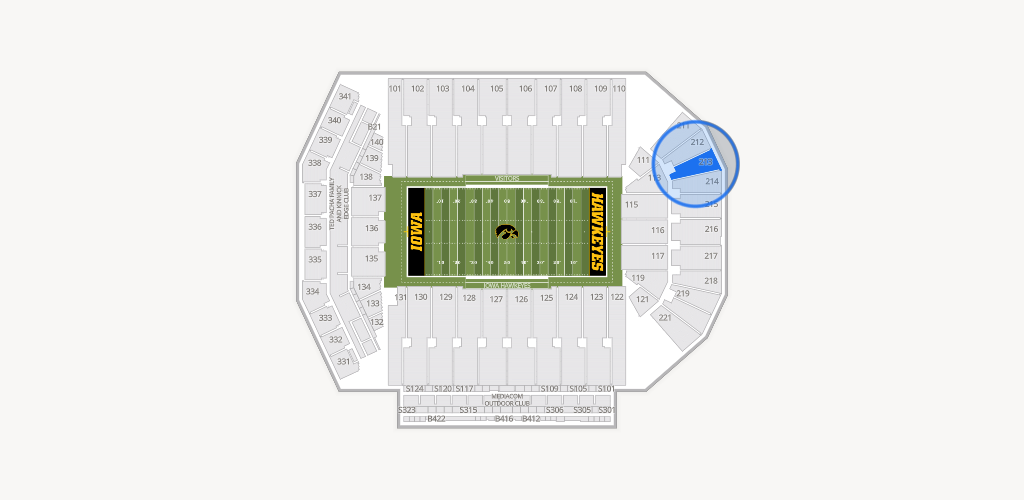 Kinnick Stadium Seating Chart