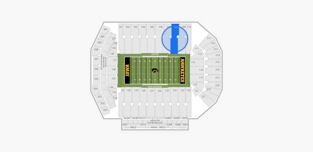 Kinnick Stadium Seating Chart