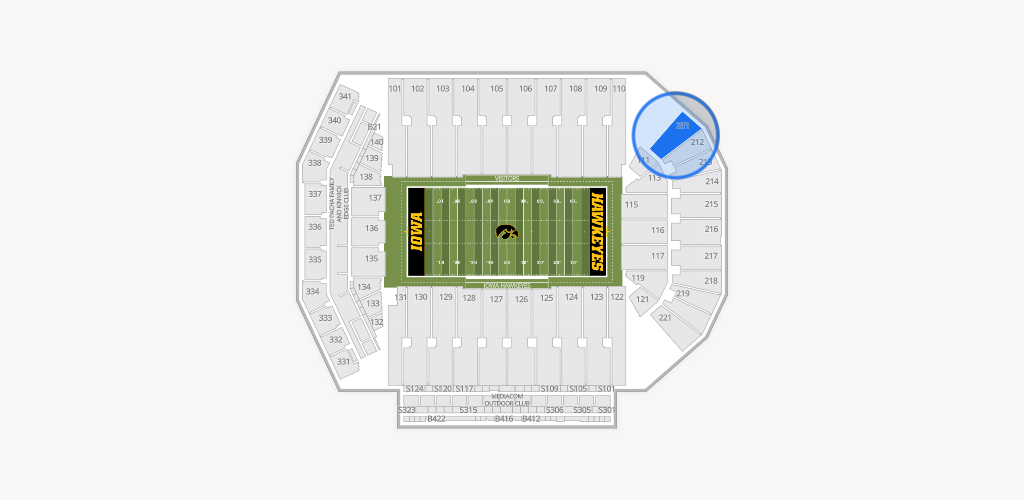 Kinnick Stadium Seating Chart