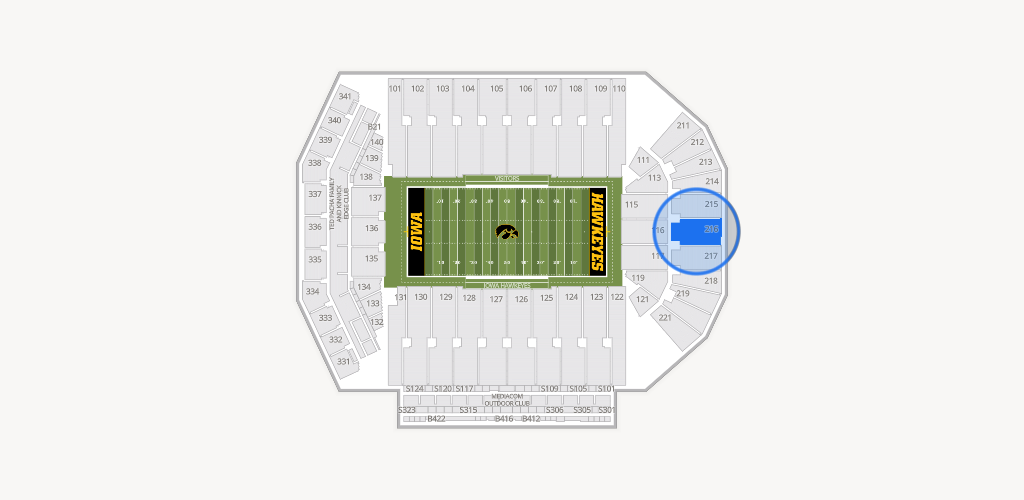 Kinnick Stadium Seating Chart