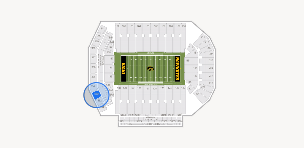 Kinnick Stadium Seating Chart