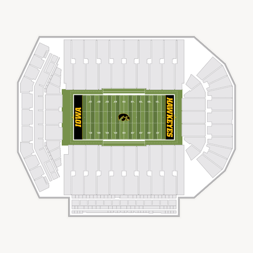 Kinnick Stadium seating chart