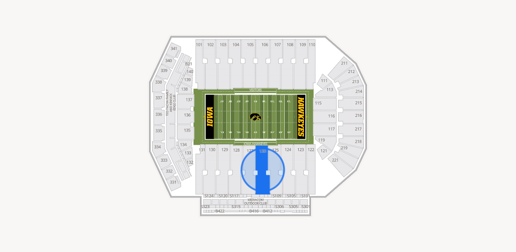 Kinnick Stadium Seating Chart