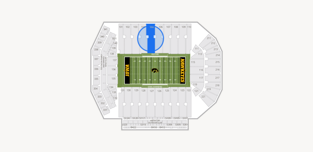 Kinnick Stadium Seating Chart