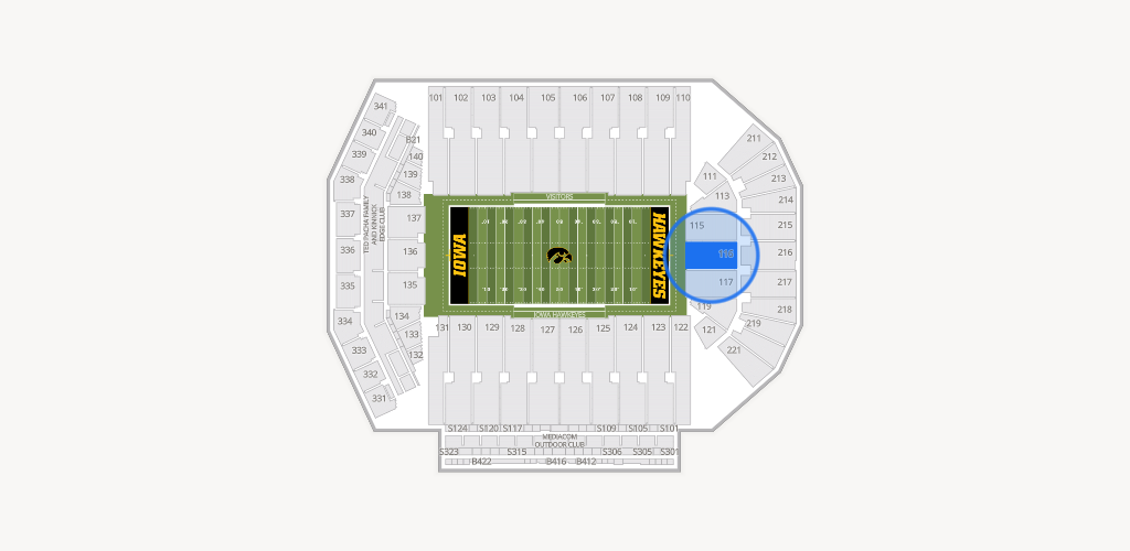Kinnick Stadium Seating Chart