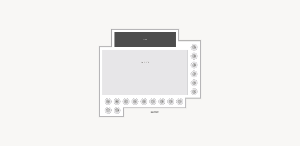 Knitting Factory Concert House - Boise Seating Chart
