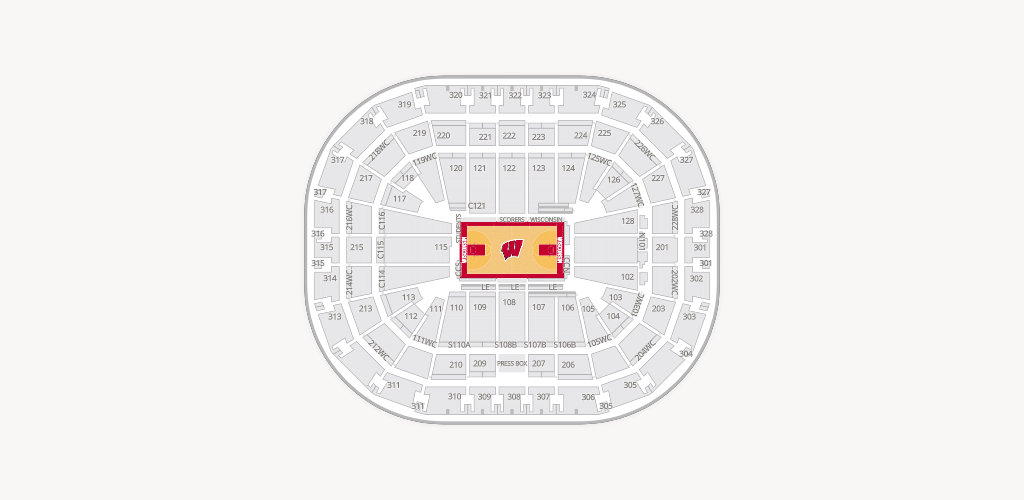 Kohl Center Seating Chart