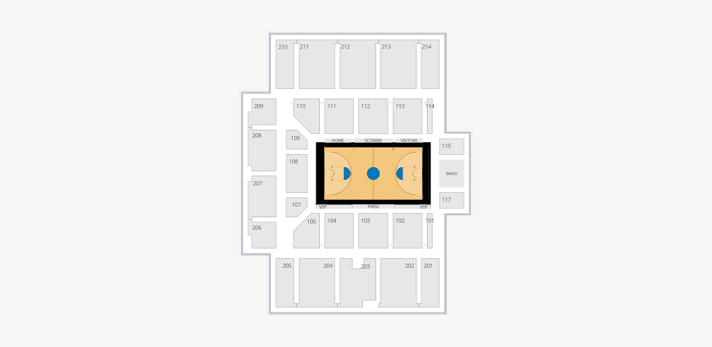 Kress Events Center Seating Chart