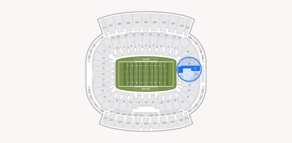 Kroger Field Seating Chart