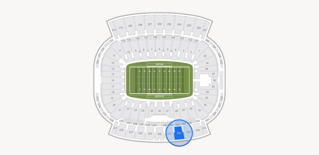 Kroger Field Seating Chart