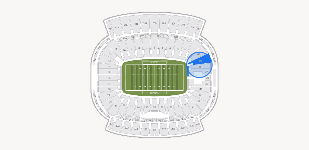 Kroger Field Seating Chart