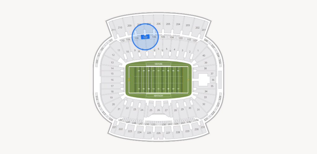 Kroger Field Seating Chart