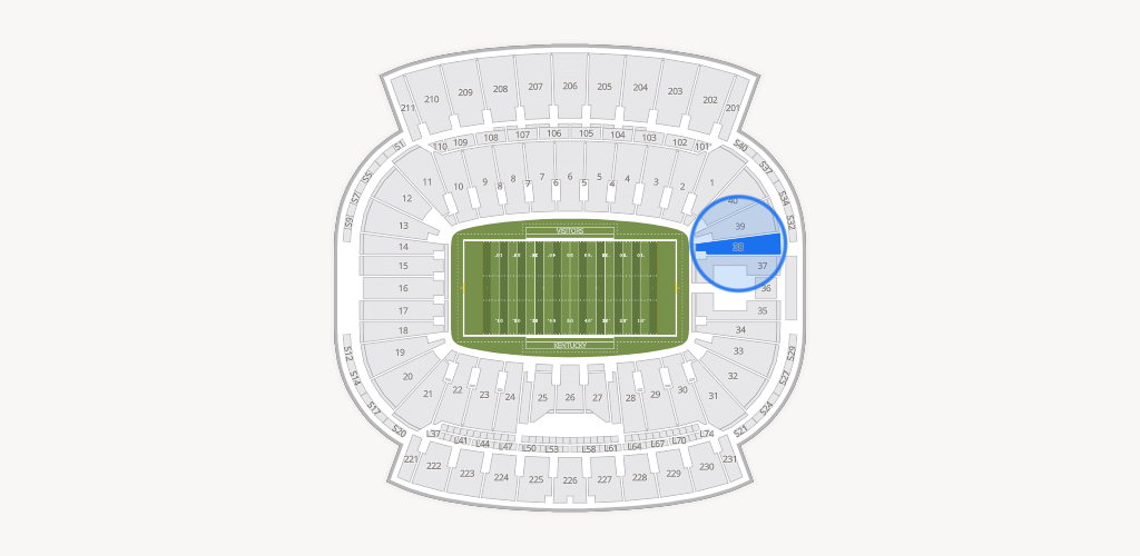 Kroger Field Seating Chart