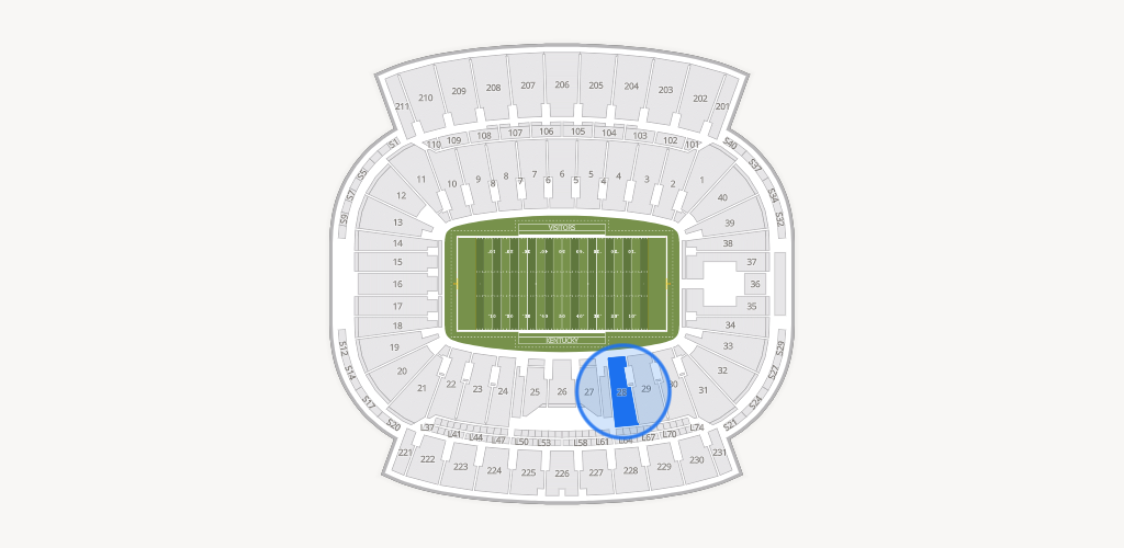 Kroger Field Seating Chart