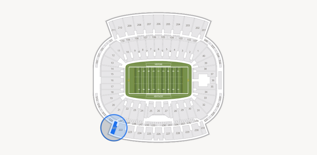 Kroger Field Seating Chart
