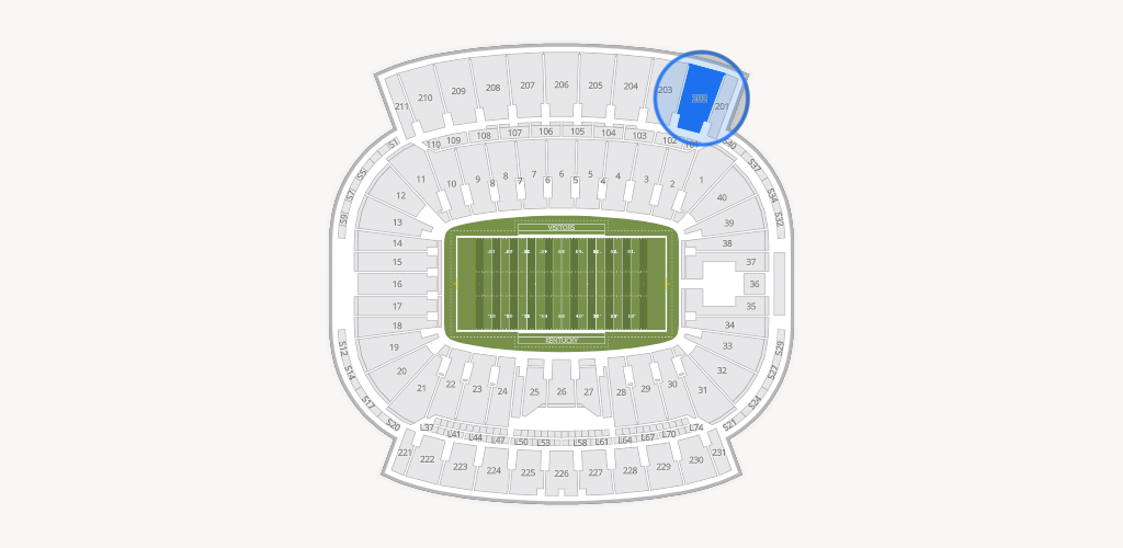 Kroger Field Seating Chart