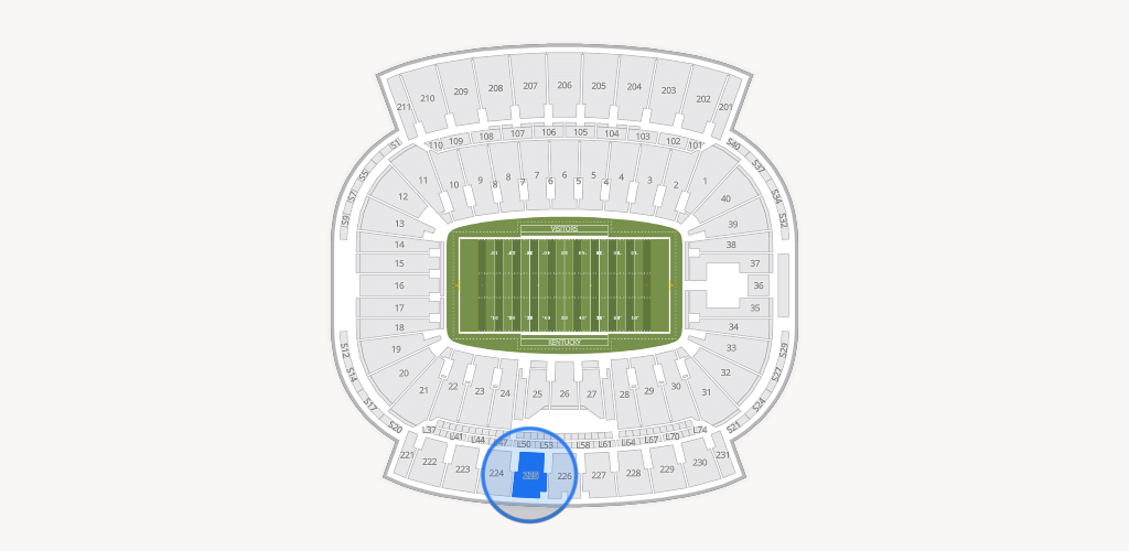 Kroger Field Seating Chart