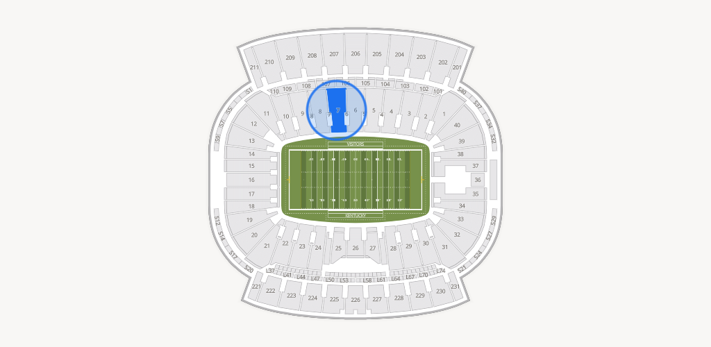 Kroger Field Seating Chart