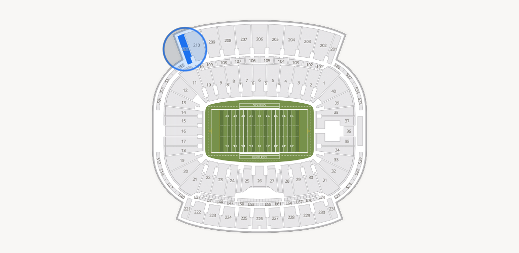 Kroger Field Seating Chart