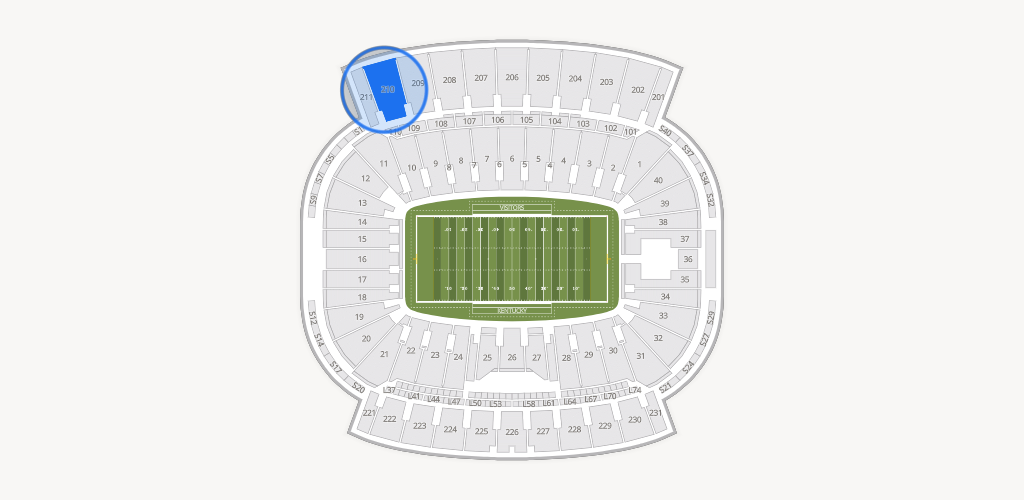 Kroger Field Seating Chart