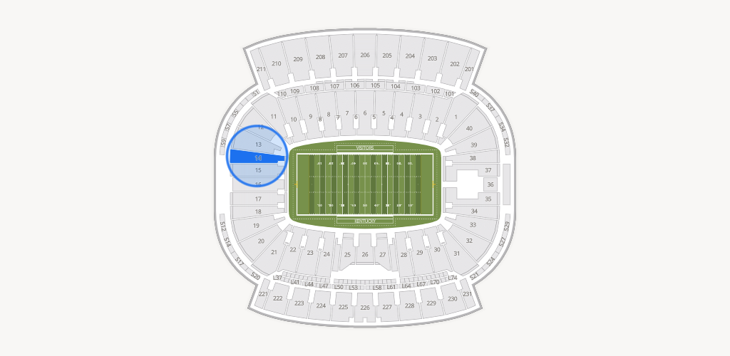 Kroger Field Seating Chart