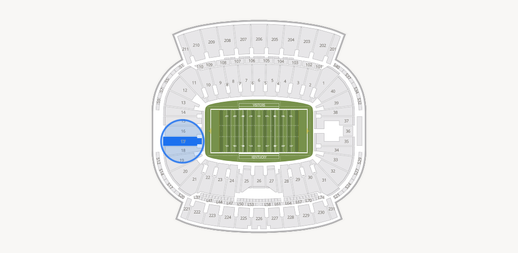 Kroger Field Seating Chart