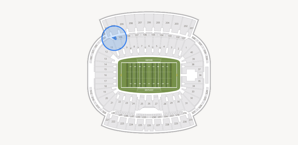 Kroger Field Seating Chart