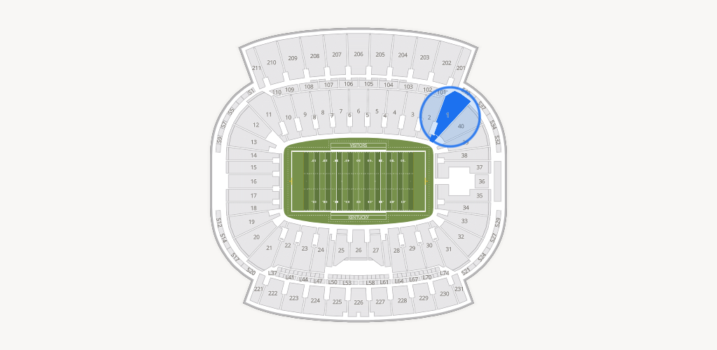 Kroger Field Seating Chart