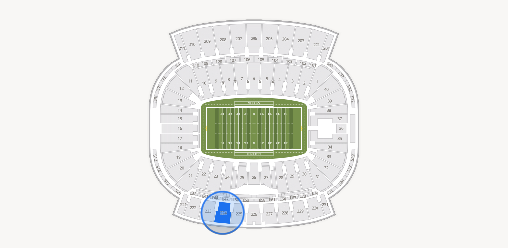 Kroger Field Seating Chart