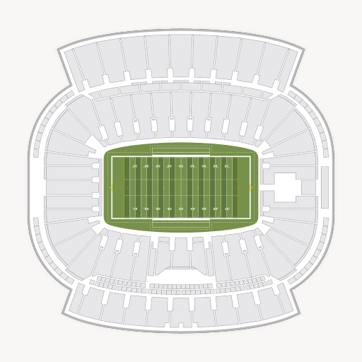 Kroger Field seating chart