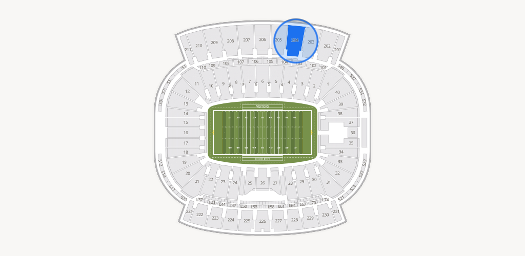 Kroger Field Seating Chart