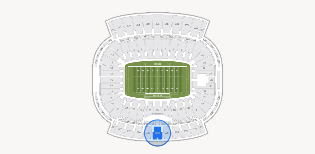 Kroger Field Seating Chart