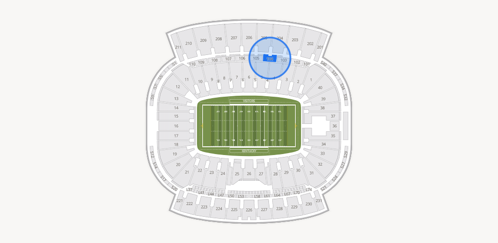Kroger Field Seating Chart