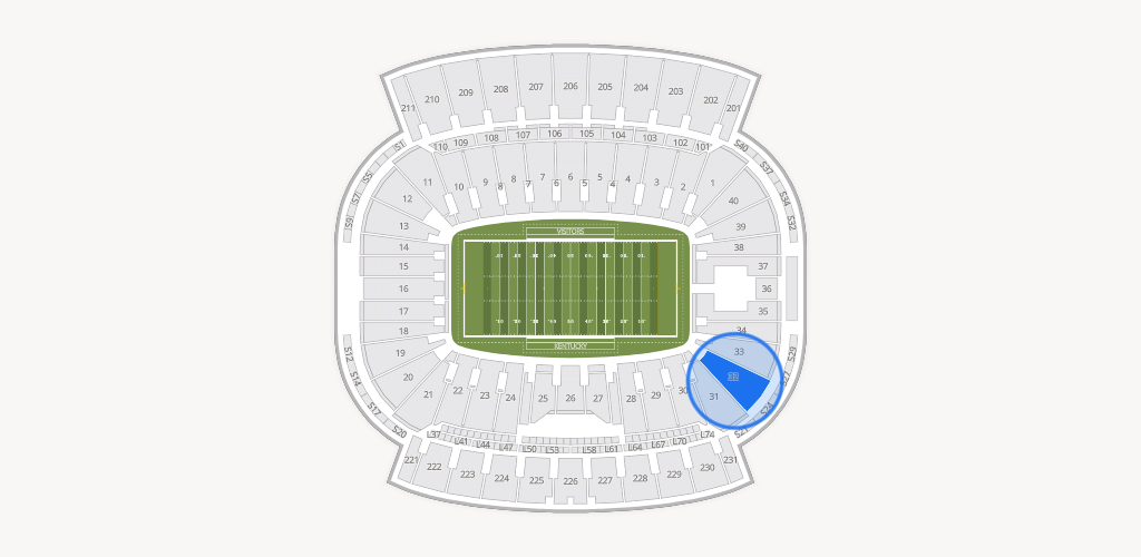 Kroger Field Seating Chart