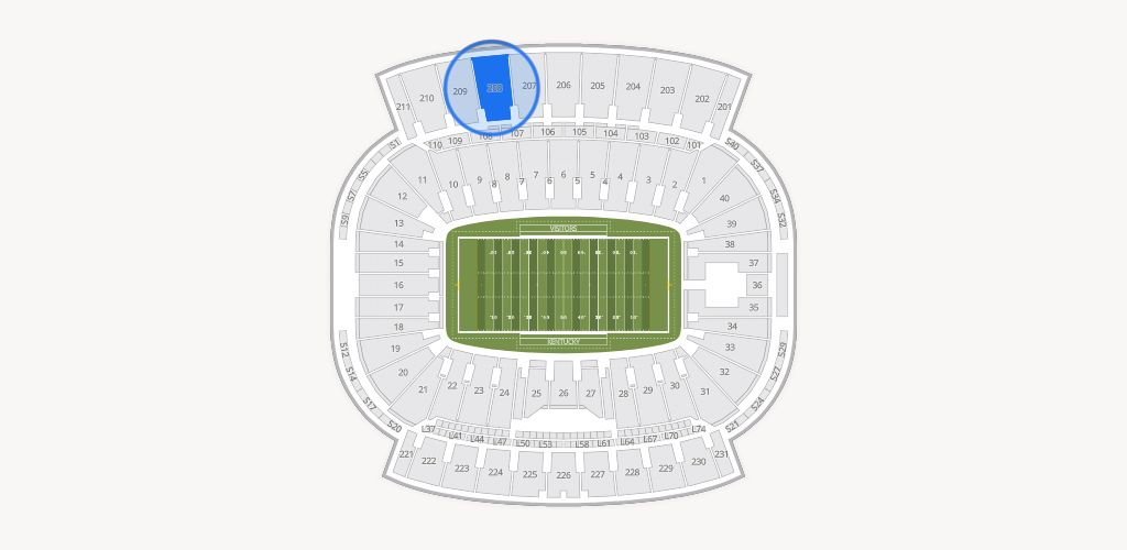 Kroger Field Seating Chart