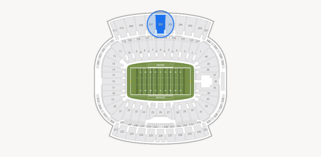 Kroger Field Seating Chart