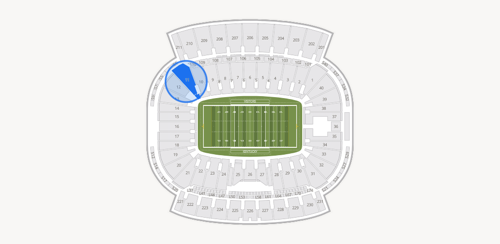 Kroger Field Seating Chart