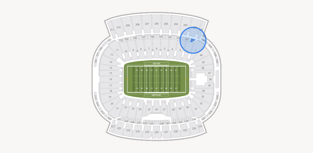 Kroger Field Seating Chart