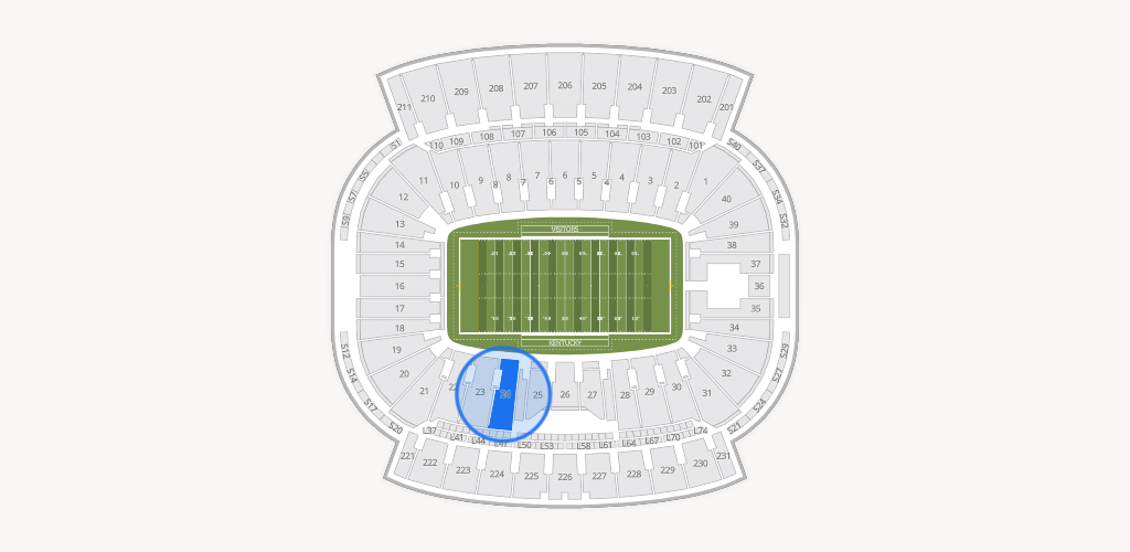 Kroger Field Seating Chart
