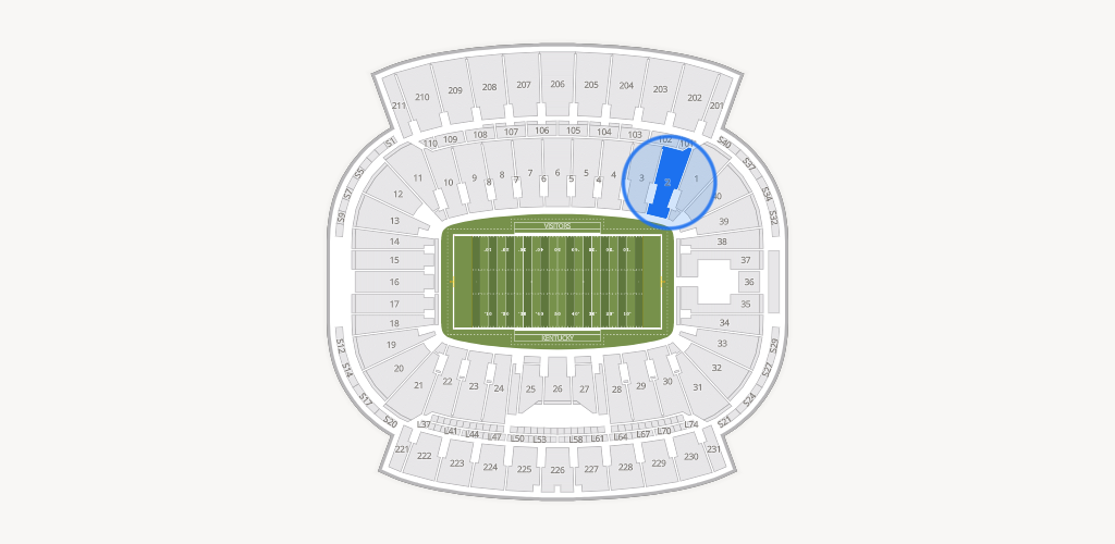 Kroger Field Seating Chart