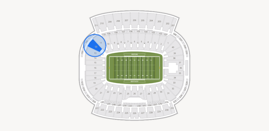 Kroger Field Seating Chart