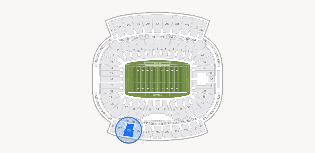 Kroger Field Seating Chart