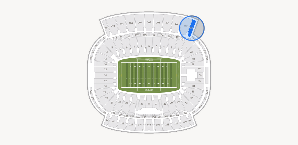 Kroger Field Seating Chart