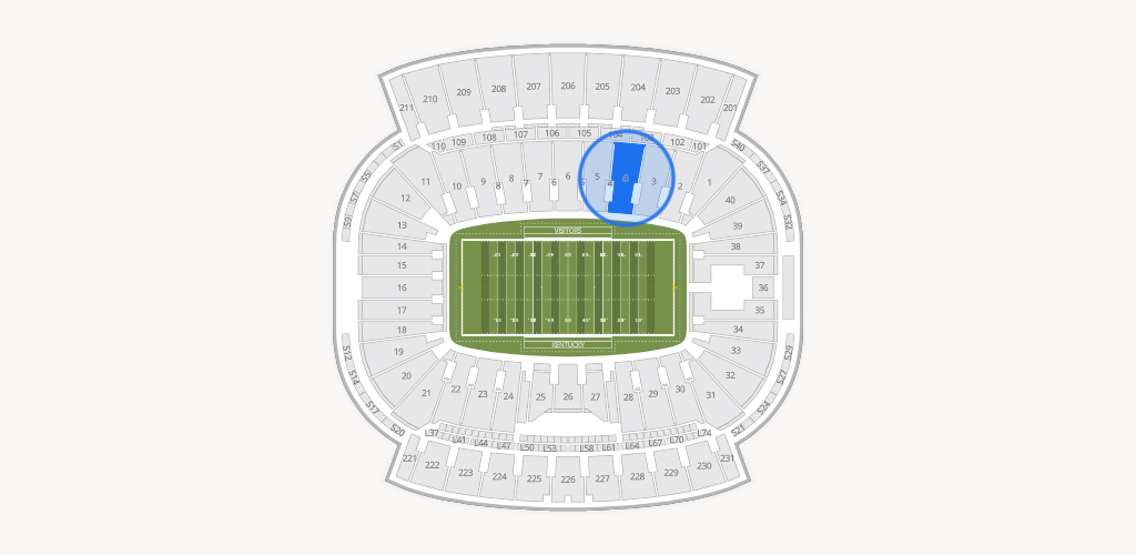 Kroger Field Seating Chart