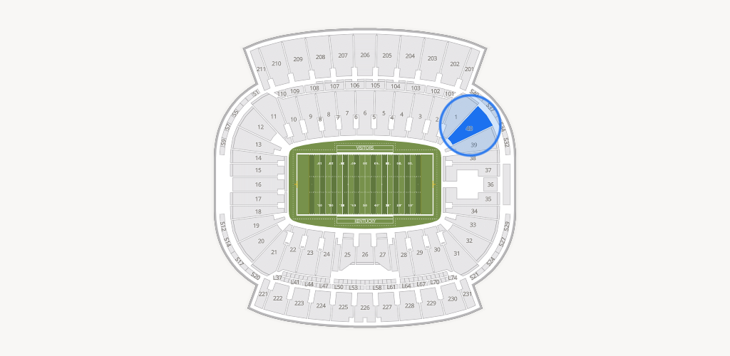 Kroger Field Seating Chart