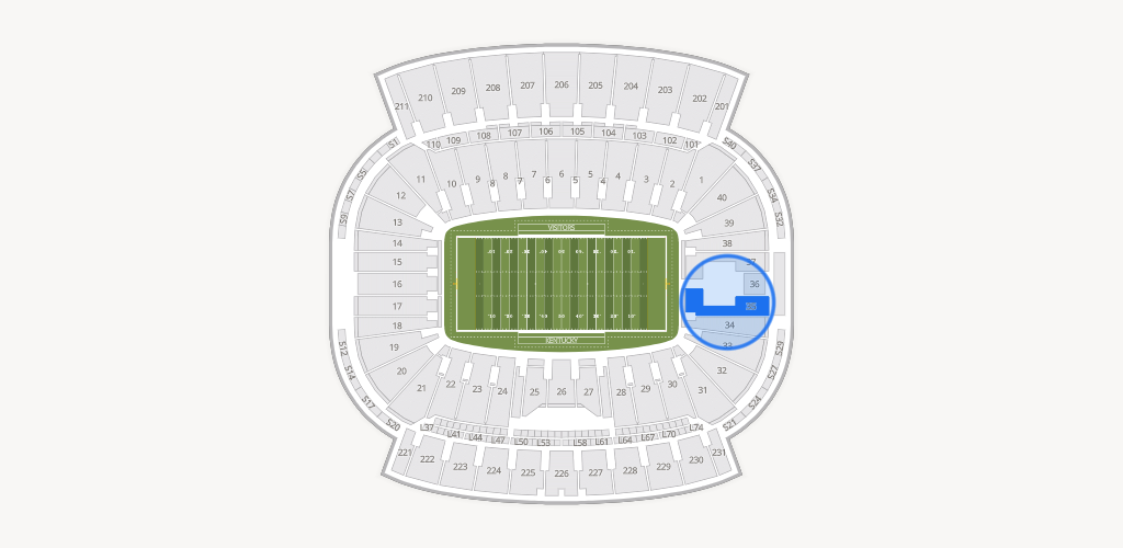 Kroger Field Seating Chart