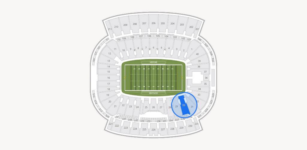 Kroger Field Seating Chart