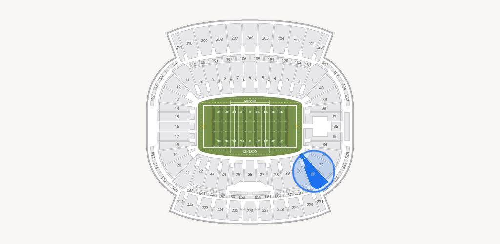 Kroger Field Seating Chart